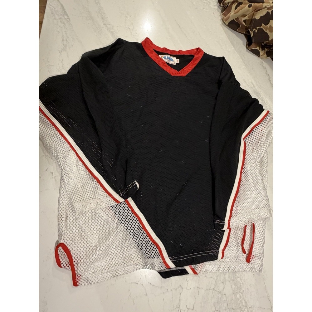 Vintage Alpha Sportswear Canada Hockey Jersey Men's 2XL Blank